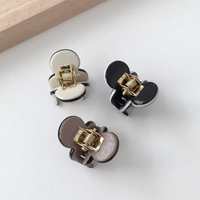 

1Pc Korean Mini Acetate Hairpins for Women Girls Hair Claws Barrettes Hair Crab Clips Make UP Hair Styling Tools Accessories