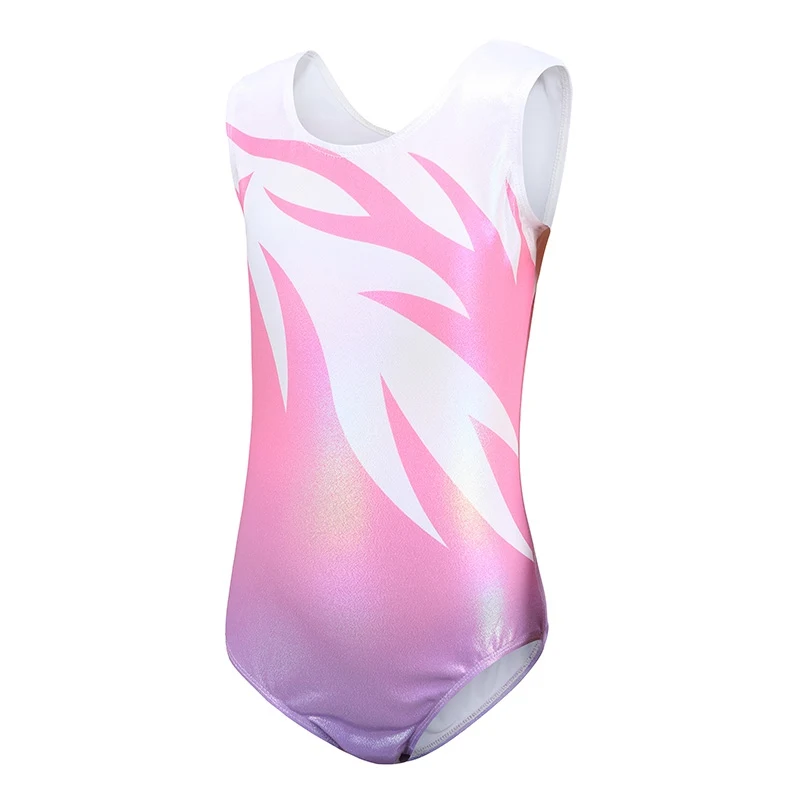 Гимнастический купальник для девочек балерина балетный выступлений детский