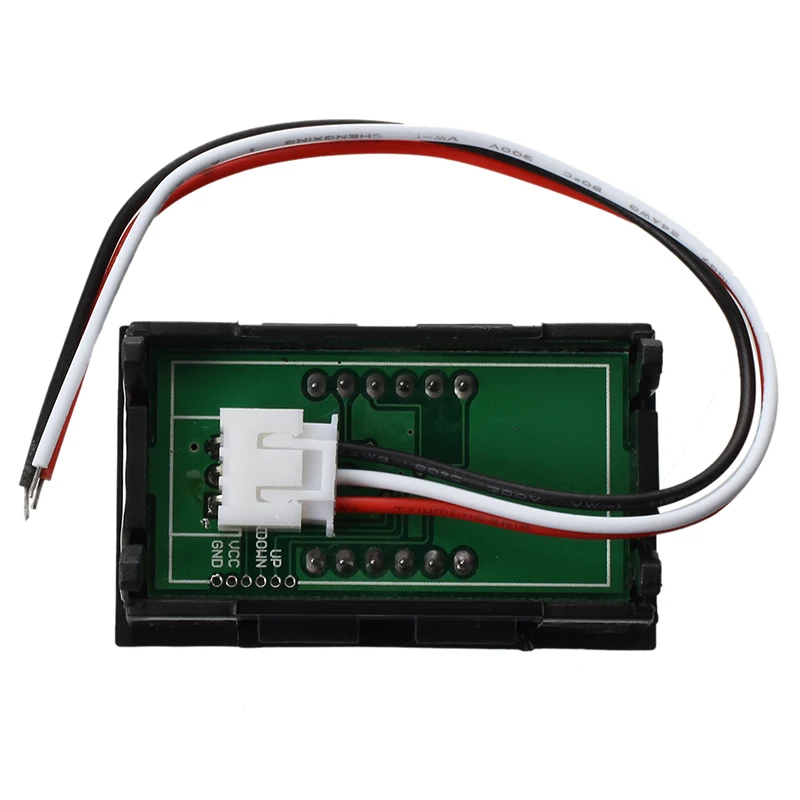 Мини-вольтметр для панелей Вольтметр постоянного тока 0 - 200 в 20 мА три желтых