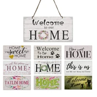 home decor wooden signs sweet home wood wall plaque wallgardendoor decoration plate welcome home sign