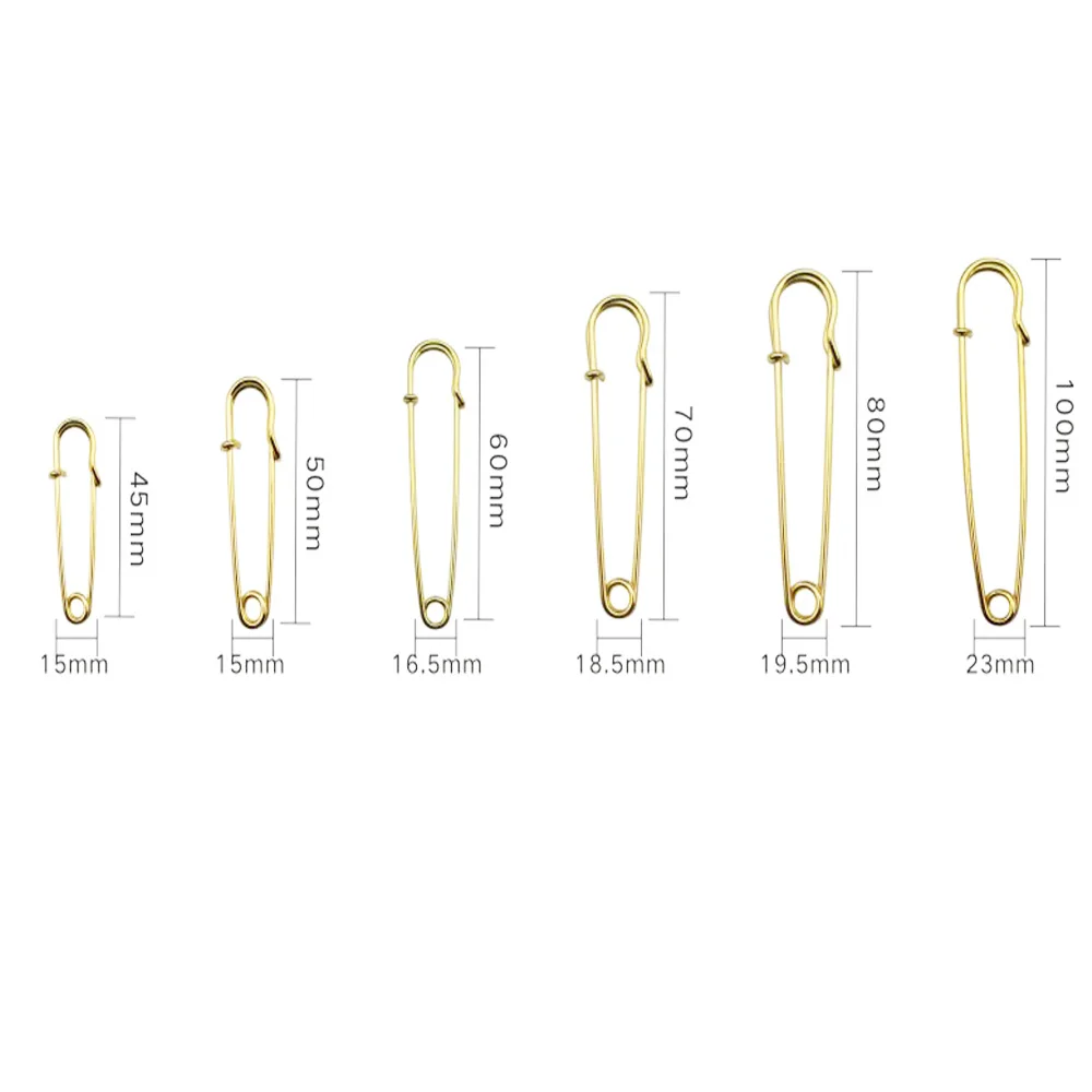 5 шт. Позолоченные защитные булавки очень большие прочные для изготовления