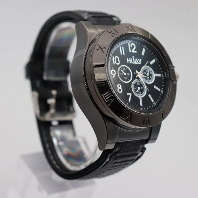 Мужские кварцевые часы F665 с зарядкой от USB спортивные ветрозащитные повседневные