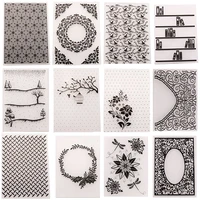 27 styles flower plastic embossing folder for diy scrapbooking template craft photo album card holiday handmade decor supplies