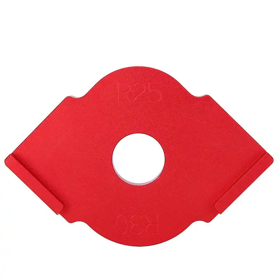 Radius Clamp Hardware Parts Template Tool for Hand-Held Edge Trimmer / Engraving Machine Radius Corners