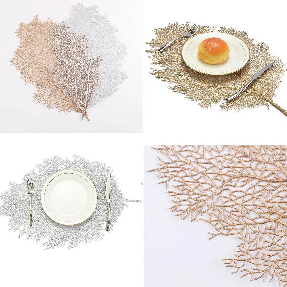 Столовые приборы для обеденного стола подставки в форме листа лотоса имитация