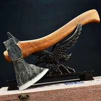 dragon spring ghost hand made kitchen bone chopper axe chop pig bone short axe outdoor wood axe hand forged split wood axe