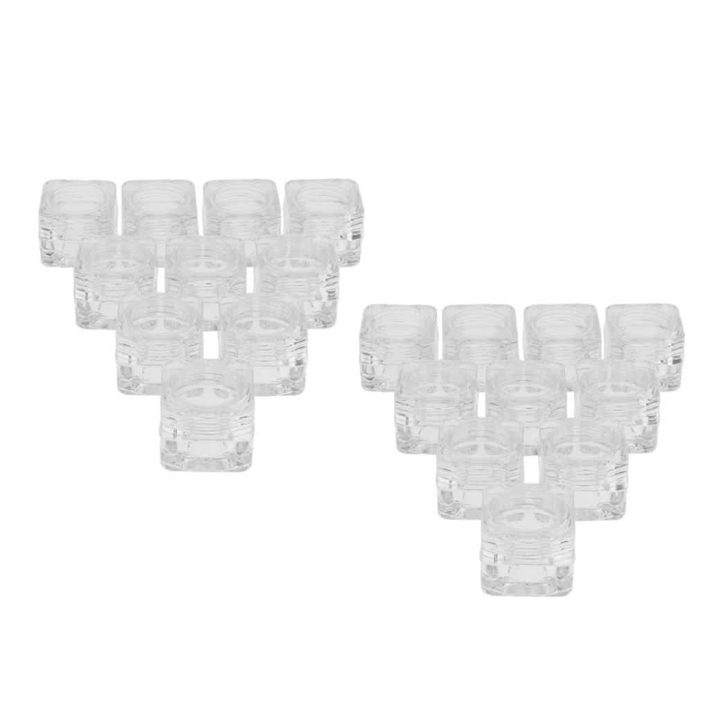 20 шт. контейнеры для путешествий герметичные баночки кремы косметические