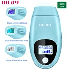 Лазерный эпилятор IPL, женский аппарат для удаления волос, профессиональное устройство для удаления волос в зоне бикини, на лице и теле, Эпилятор с 1500000 вспышками