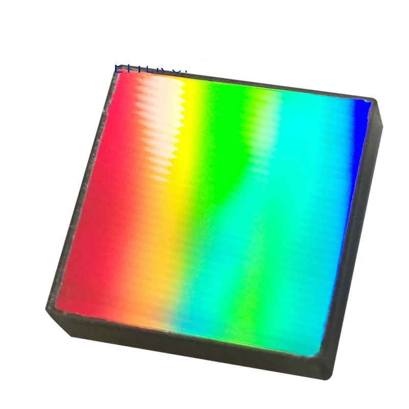 Выполненная на заказ плоскостная отражающая решетка 1200 линий 500нм сияющая 12 7*12 7*6