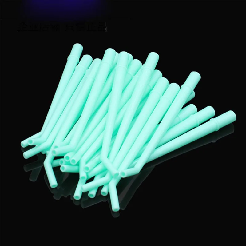 25pcs Plastic Curved Tips Surgical Aspirator Dental Saliva Ejector Disposable Autoclavable Suction Tube | Красота и здоровье