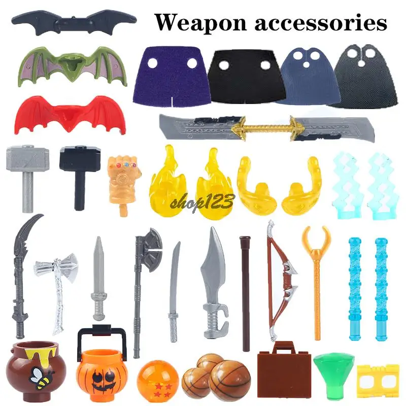 Аниме-фигурки WM броня для волос плащ оружие аксессуары совместимые строительные