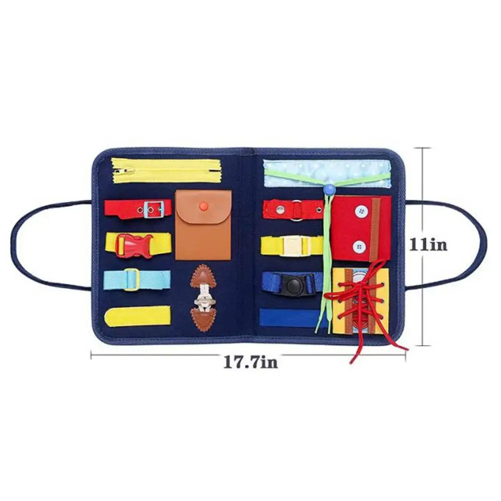 

Montessori Toy Essential Educational Sensory Board For Toddlers Ntelligence Development Educational Felt Toy