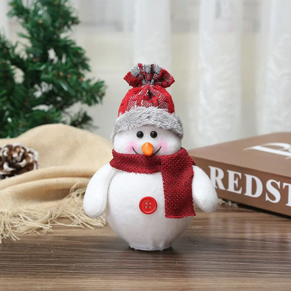 2021 рождественские LED украшения Санта Клаус с принтом Снеговик и олень новые