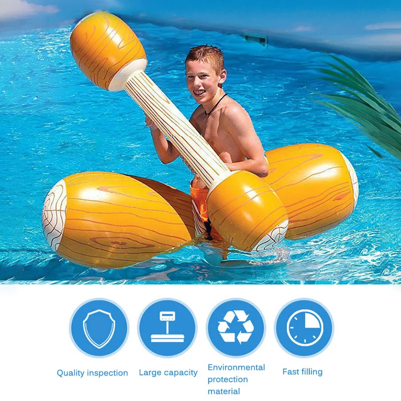4Pcs/Set Inflatable Joust Swimming Pool Float Game Toys Water Sport Plaything For Children Adult Party Supply Gladiator Raft | Спорт и
