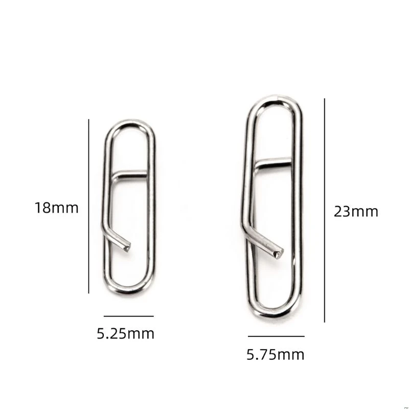 100 шт./упак. мощный быстрая связь с кнопки Pin рыболовные снасти быстрой смены ведет