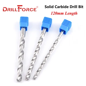 Набор сверл Drillforce, твердосплавные Спиральные Насадки для дрели по металлу, 4 мм-20 мм x 120 мм, 1 шт.