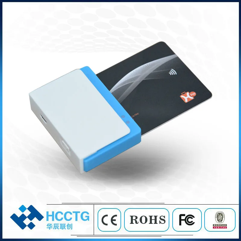 Устройство для считывания кредитных карт EMV устройство Bluetooth NFC + RFID IC Mifare Android и IOS