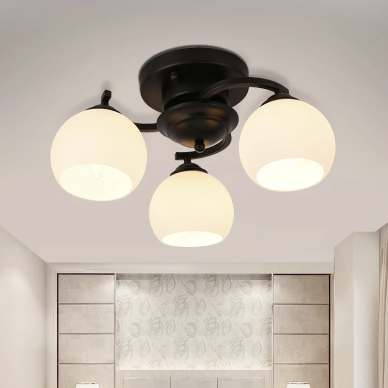 Современный черный хрустальный светильник для гостиной спальни внутреннего