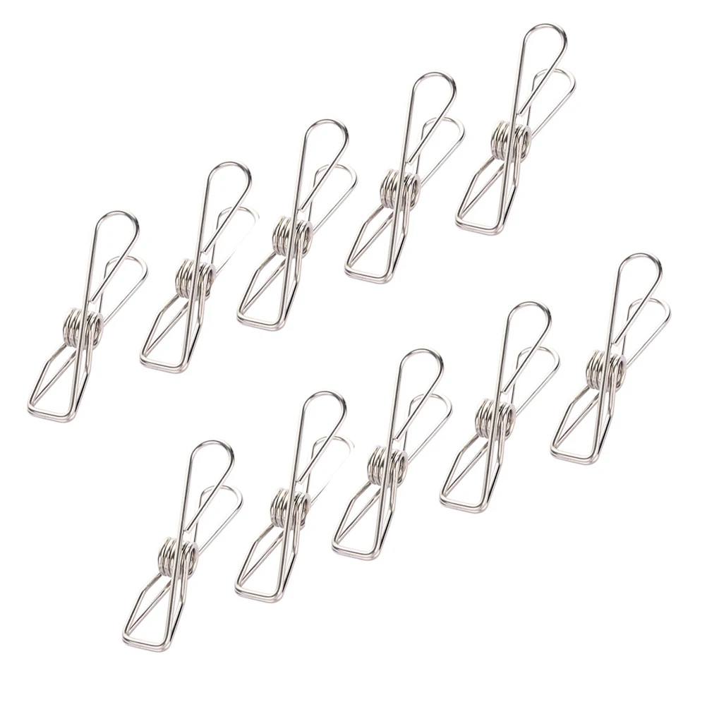 50 шт. зажимы для проволоки крепкие прочные многофункциональные из нержавеющей