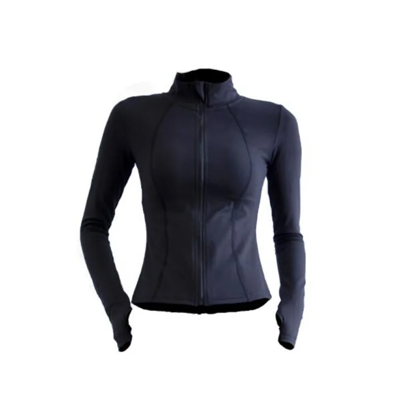 

Cultiseed Women Autumn New Sports Jackets Female Stand Collar Zipper Running Quick Drying Fitness Clothes Ladies Slim Yoga Coats