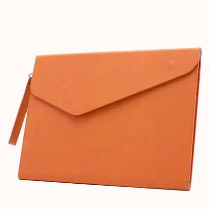 With Hand Strap Модная цветная кожаная папка А5 А4, Сумка для документов, Офисная папка, органайзер для документов с ремешком - Цвет: With Hand Strap