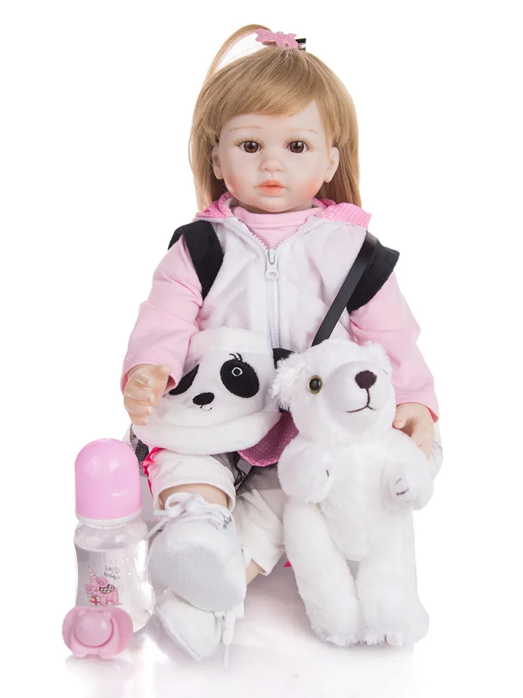 

KEIUMI 48Cm Real Size Reborn Doll Baby Realistic Cloth Body Baby Dolls Lifelike Toddler Dolls Toys Girls Original Doll Christmas