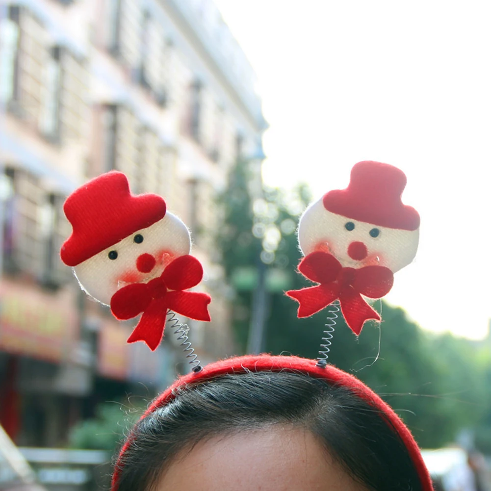 Рождественская тематическая повязка на голову с рогами Санта-Клауса оленем