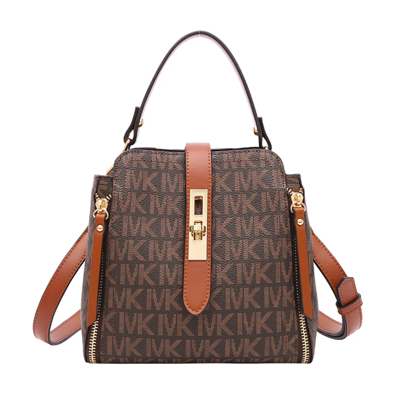 

Brand women's bag 2020 new type of messenger bag light luxury bucket bag leather handbag luxury accessories single shoulder bag