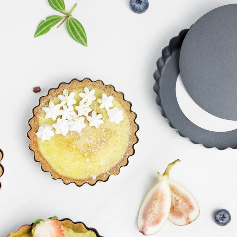 6 шт./партия антипригарный пирог для пиццы формы торта квадратные и круглые