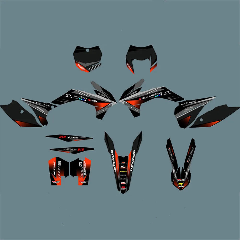 Графические фоны наклейки наборы для KTM EXC EXCF 2014 2015 2016 SX SXF 2013 150 200 250 300 350 450 |