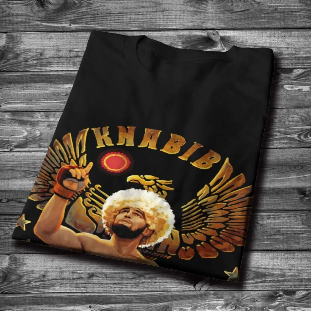 KHABIB NURMAGOMEDOV Мужская футболка с уникальным дизайном Классическая круглым вырезом