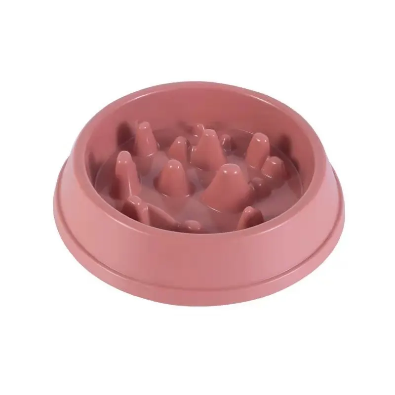 

New Pet Dog Feeding Bowl Puppies Slow Down Eating Feeder Bowl Prevent Obesity Teddy Fighting Pet Dog Supplies