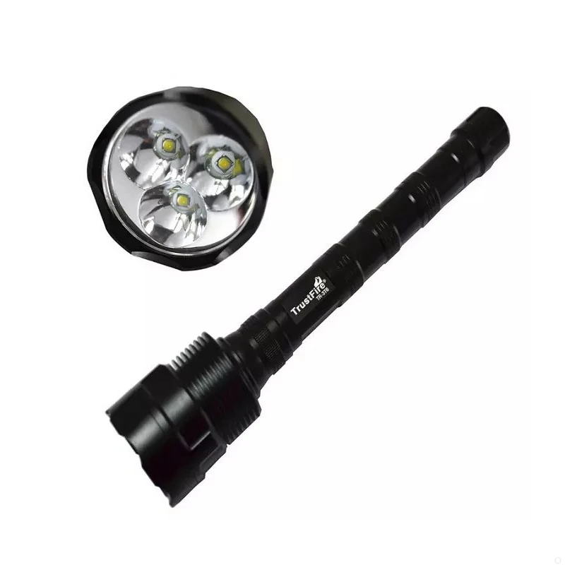 

Waterproof T6x3 18650x3 battery 6000lumen 5 switch mode 3T6 flashlight rescuing caving outdoor hunting torch flash light SKU:500