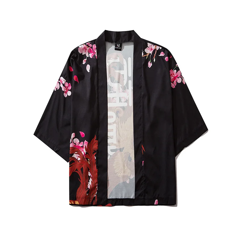 Yukata женское кимоно кардиган Мужское традиционное японское рубашка Косплей