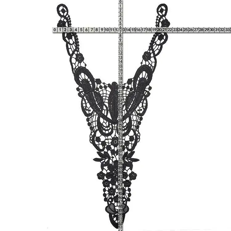 Water-soluble lace collar rayon embroidered tie hollow fake Women Detachable DIY collars | Аксессуары для одежды