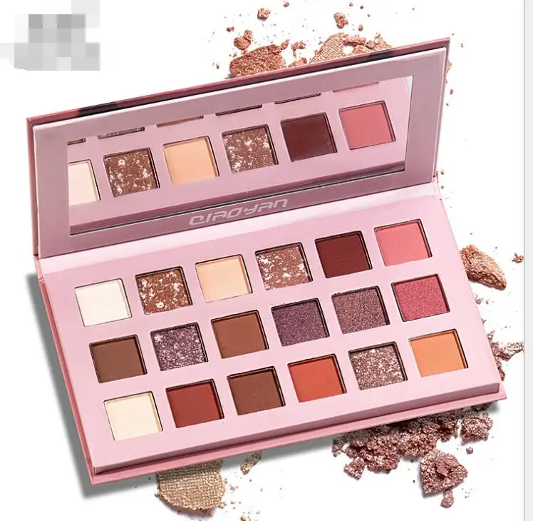 Палетка smink блестящие тени для век тропическая знойная фиолетовая Сладкая мята