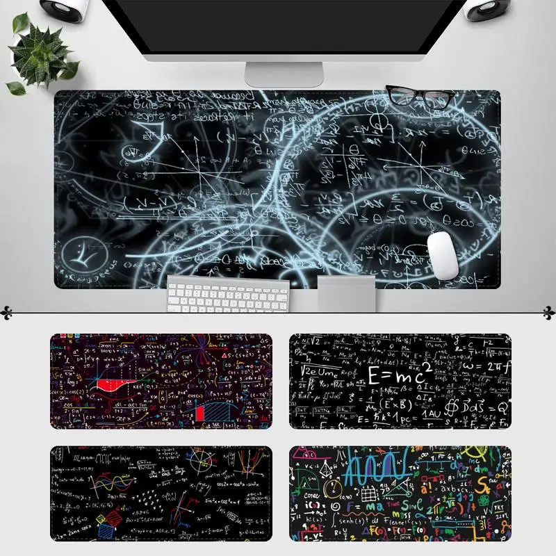 

Hot Sell Geometric Math formula Mouse Pad PC Laptop Gamer Mousepad Anime Antislip Mat Keyboard Desk Mat For Overwatch/CS GO