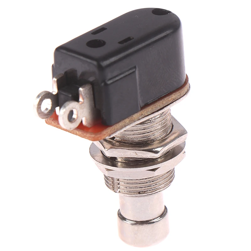spst momentary weichen touch push button stomp fuß pedal schalter elektrische gitarre schalter off momentary auf free global shipping