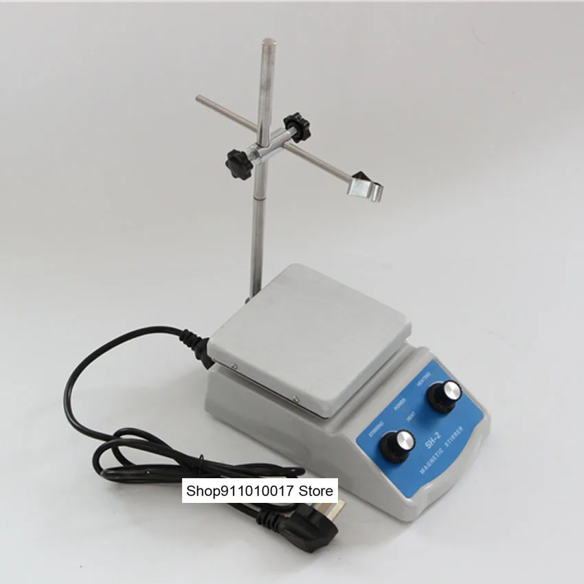 

SH-2 Constant Temperature Magnetic Mixer Magnetic Heating Stirrer Laboratory Mixer Stirrer 110V/220V 180W 100-1500 r/min 1000ml