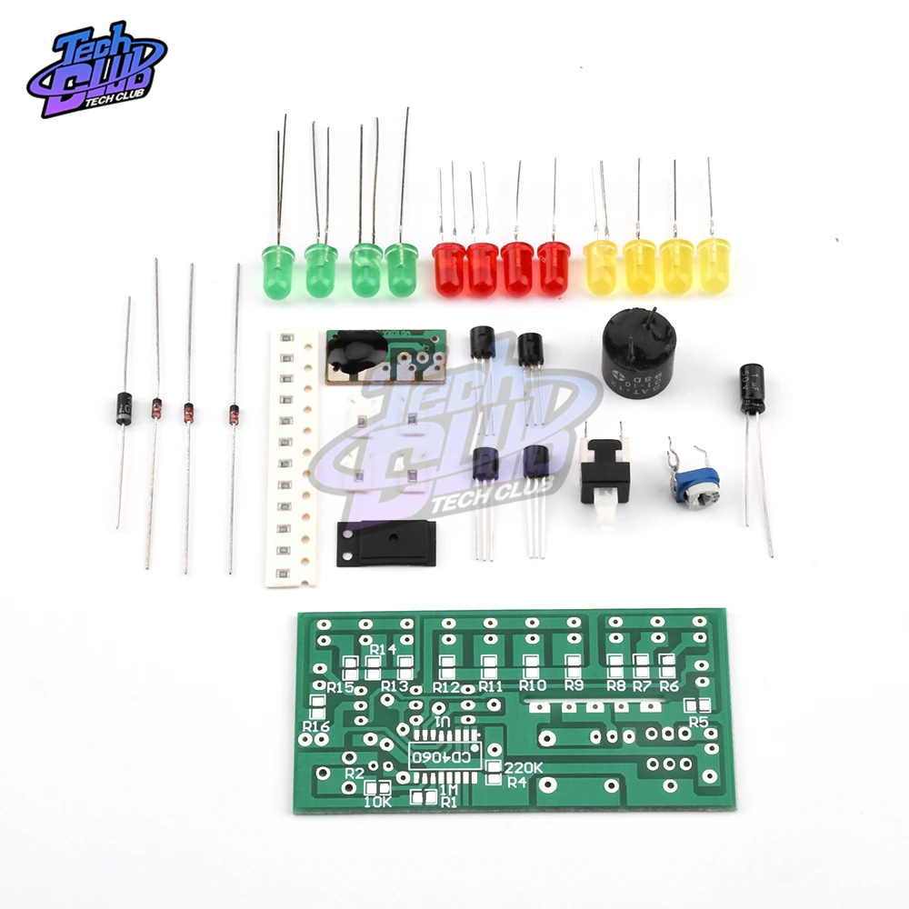 Музыкальный фонарь CD4060 набор сделай сам фэнтезисветильник производство