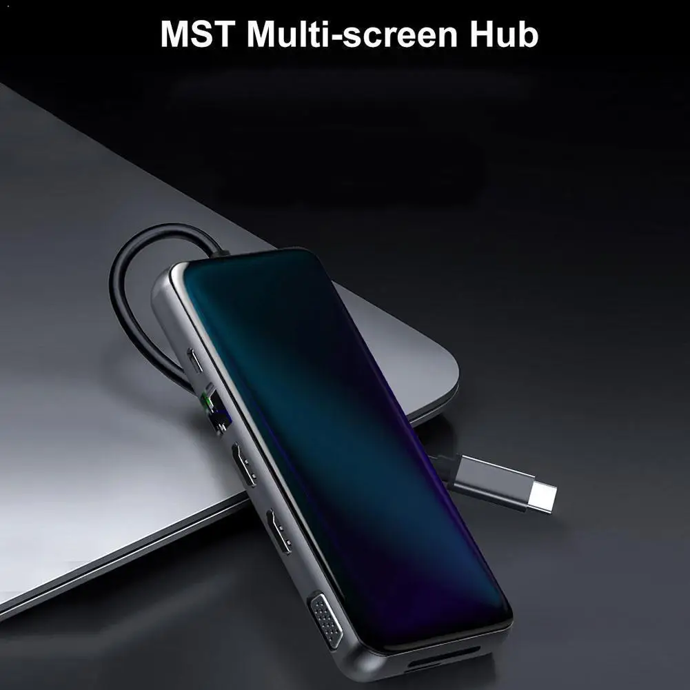 адаптер usb c 12 в 1 1 шт док станция type c