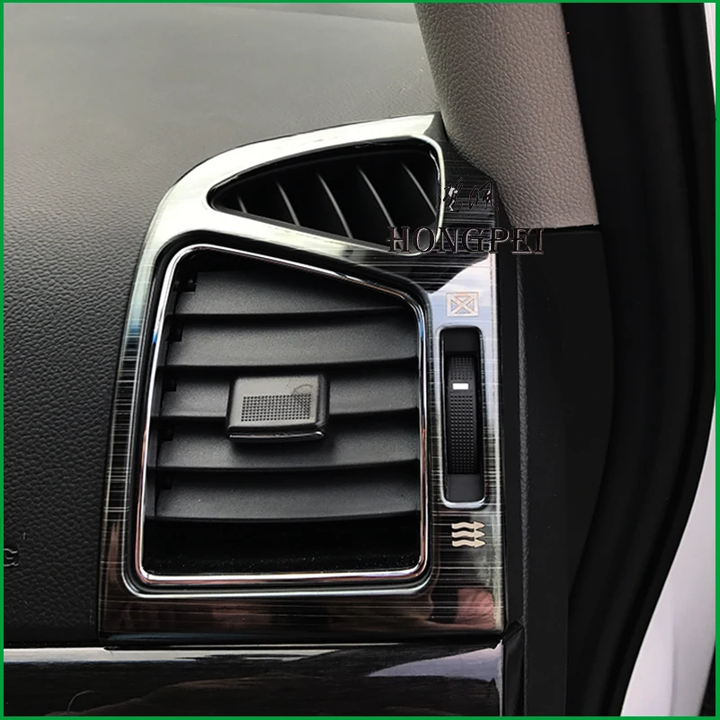 Для Chevrolet 2011- CAPTIVA интерьер обе стороны Кондиционер Выход вентиляционное отверстие декоративное лощеное покрывало автомобильный аксессуар наклейка