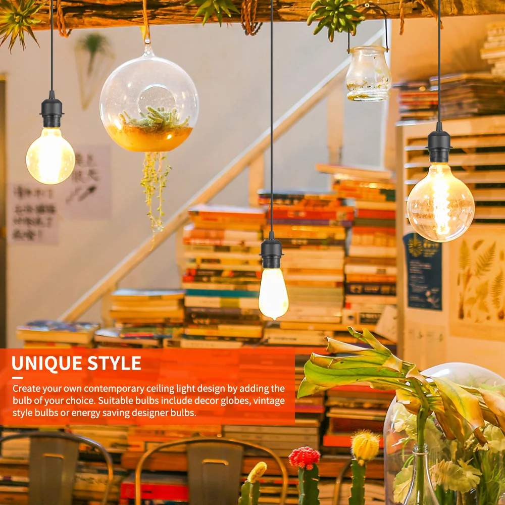 

Ceiling Light Chandelier Accessories Cable Rose Lamp Pendant Accessories Retro Light Stand With Flexible Cable For Suspension