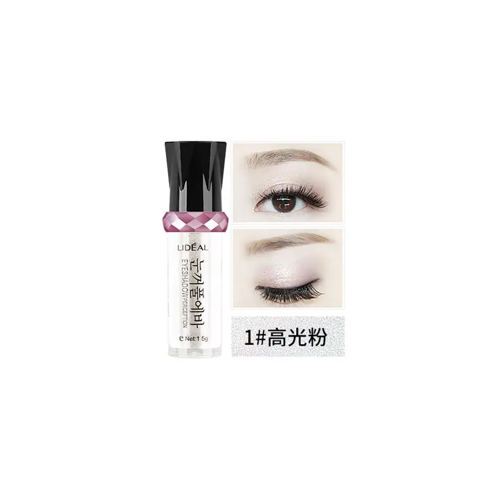 Новинка LIDEAL Rolling beads 14 цветов блестящие тени для век легко наносятся мерцающие тени для век Пигмент Макияж Косметика TSLM1 - Цвет: 01