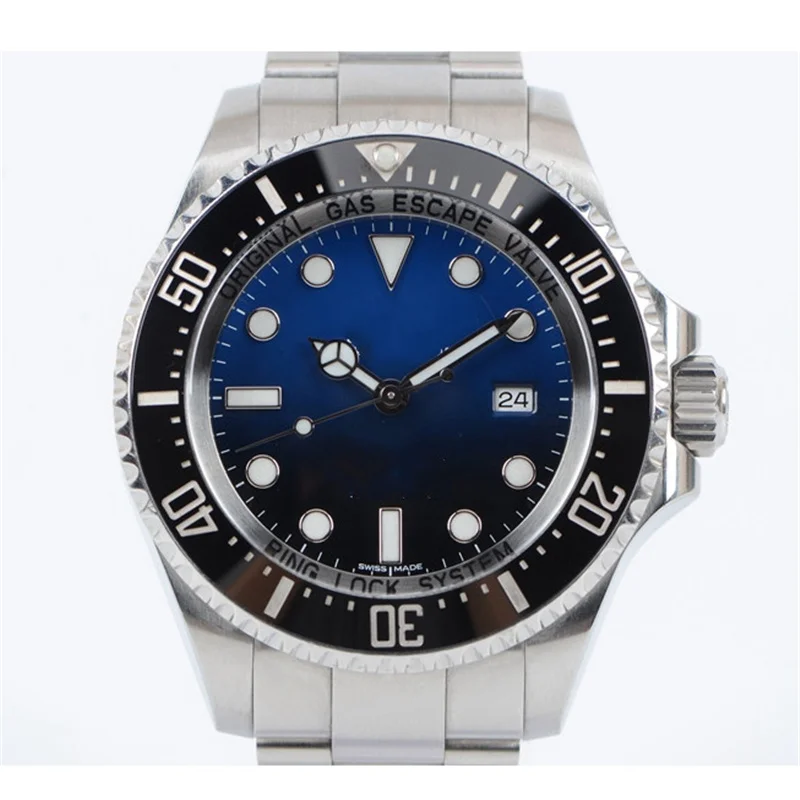 

AR Men Automatic Mechanical Deepsea blue model 116660 movement 3135 904 Steel 44MM Waterproof Watch Large Men's Watch