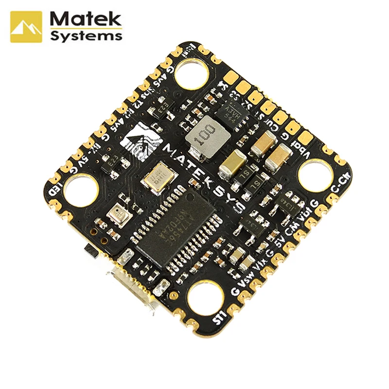 Контроллер полета MATEKSYS Matek F411-MINI SE OSD 5 В/2 а MPU6000 2 ~ 8S VTX Powre 30 мм/20 мм для РУ FPV Дронов и