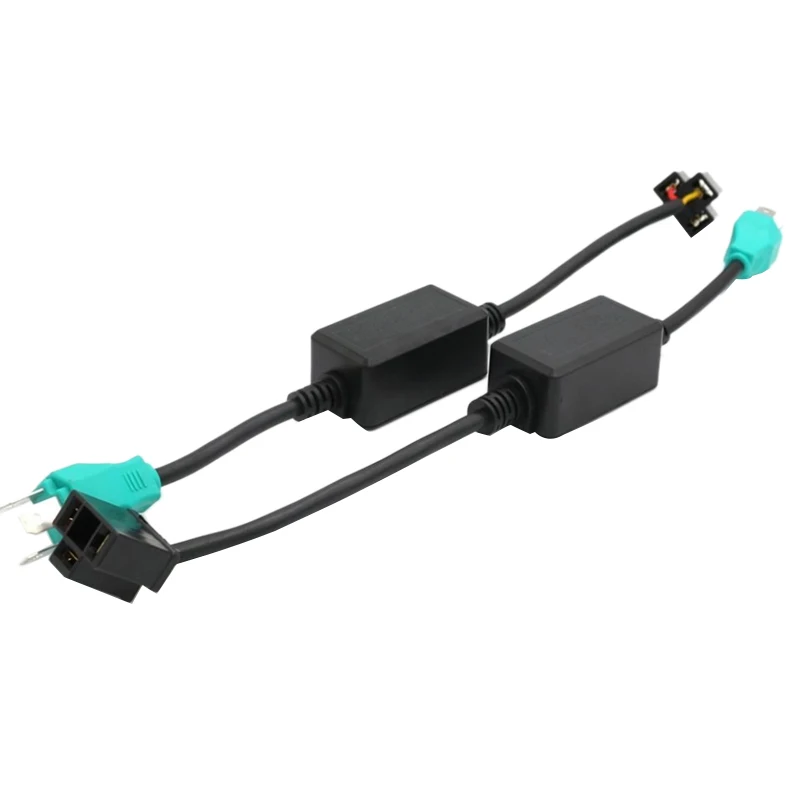 2 шт. H4 анти мерцание жгут безошибочные декодеры светодиодная фара Canbus комплект