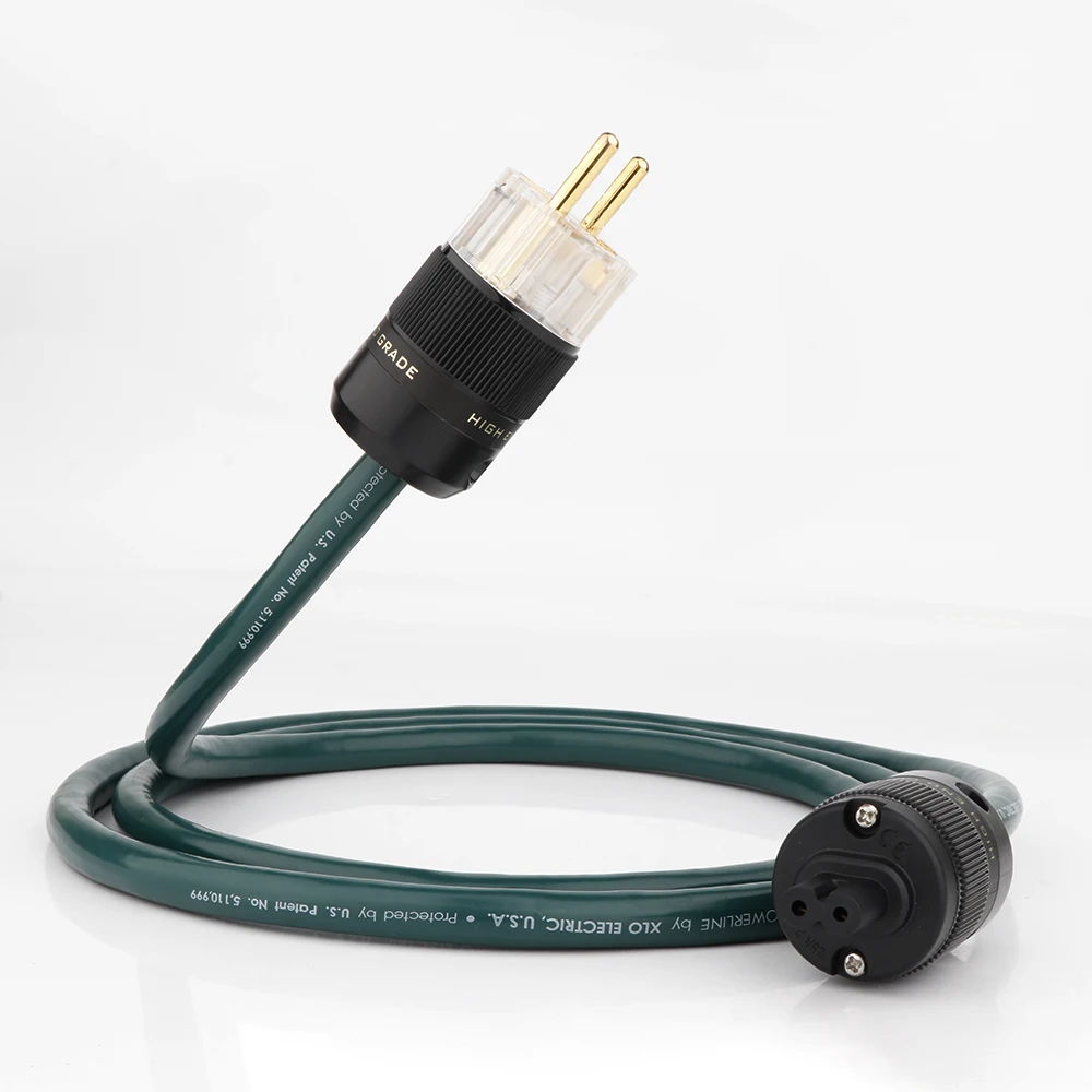 

Preffair XLO PL1500 Hi end US AC Power Cable with figure 8 C7 IEC Power cord hifi AMP/CD Mains Power Cable supply wire