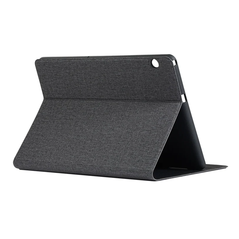 Чехол для Huawei MediaPad T5 10 1 с льняной текстурой из искусственной кожи подставкой