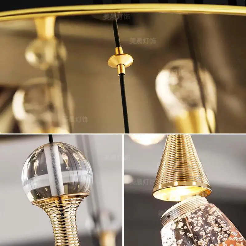 Домашний декор Хрустальные потолочные светильники светодиодный светильник для